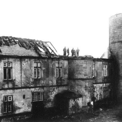 1940 Brand Schloss Waldeck