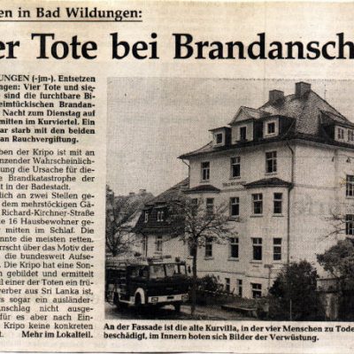 1993 - Brand in Richard-Kirchner-Str.