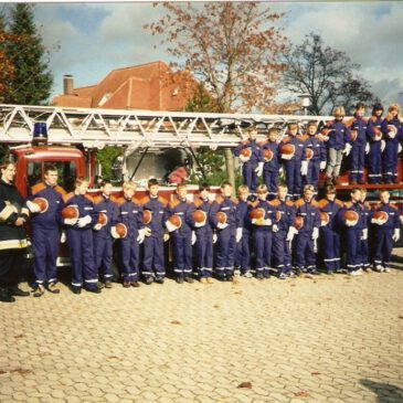 Erstes Treffen der Jugendfeuerwehr am 27.09.1996