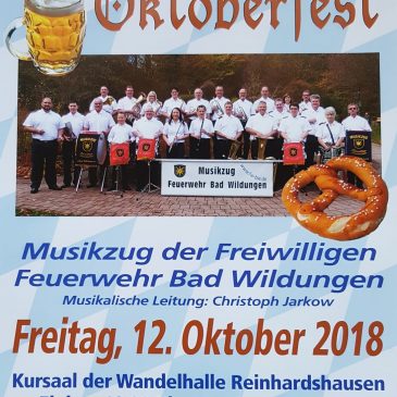 Musikalisches Oktoberfest des Musikzuges am 12. Oktober