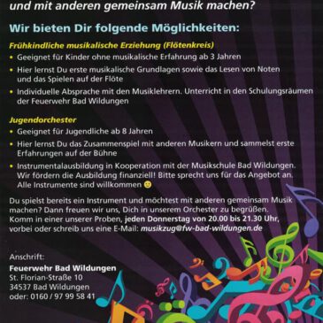 Musikzug sucht Mitglieder!