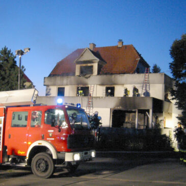 Brand im Talquellenweg am 26.08.2003