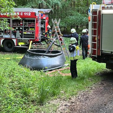 Waldbrandübung