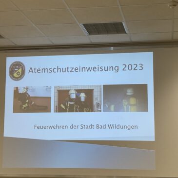 Atemschutzunterweisung