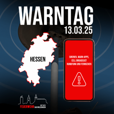 Hessenweiter Warntag am 13. März 2025