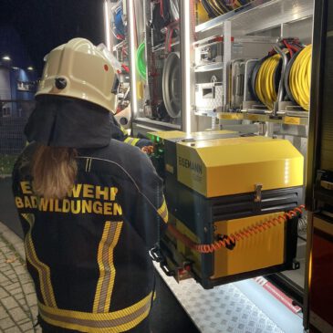 Ausleuchten von Einsatzstellen