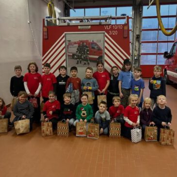 Weihnachtsfeier der Kinderfeuerwehr