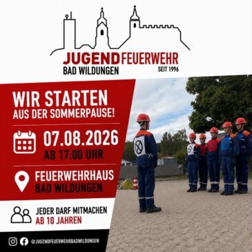Jugendfeuerwehr startet