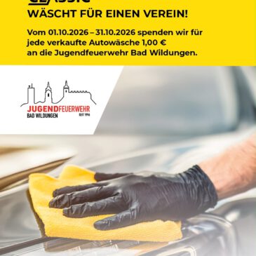 Waschaktion für die Jugendfeuerwehr